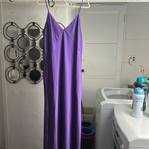 Vibrant Purple Slip Dress